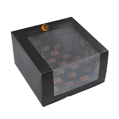 Zaopatrzenie w papierowe kapelusze Baseball Cap Window Gift Box With Clear PVC Window for Baseball Cap
