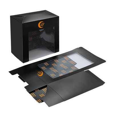 Zaopatrzenie w papierowe kapelusze Baseball Cap Window Gift Box With Clear PVC Window for Baseball Cap