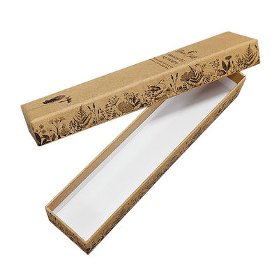 Papier Luksusowy Design Rzemiosło Słoniowy Papier Pokrywka I Podstawa Karton biżuteria Opakowanie Pudełko podarunkowe z pianą