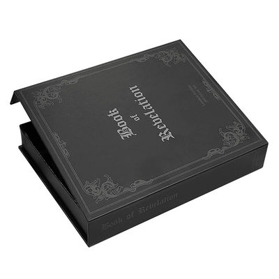 Luxury Custom Logo Printing Packaging Magnetic Closure Gift Box Fałszywa Książka W kształcie opakowania Ring Box
