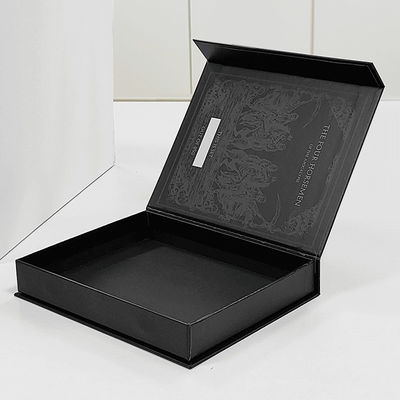 Luxury Custom Logo Printing Packaging Magnetic Closure Gift Box Fałszywa Książka W kształcie opakowania Ring Box