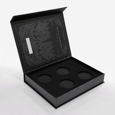 Luxury Custom Logo Printing Packaging Magnetic Closure Gift Box Fałszywa Książka W kształcie opakowania Ring Box