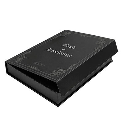 Luxury Custom Logo Printing Packaging Magnetic Closure Gift Box Fałszywa Książka W kształcie opakowania Ring Box