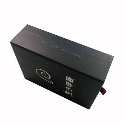 Zastosowanie Slid Drawer Paper Box Packaging Gift Box Package Czarny pudełko z wkładką EVA