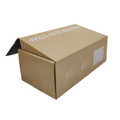 Certyfikat FSC Łatwy pasek łzowy Otwarcie Pieczęć Brązowy Kraft Cardboard Cardboard Box Pudełka pocztowe pocztowe