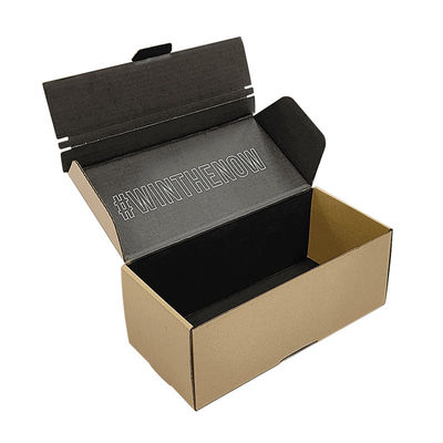 Certyfikat FSC Łatwy pasek łzowy Otwarcie Pieczęć Brązowy Kraft Cardboard Cardboard Box Pudełka pocztowe pocztowe