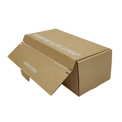 Certyfikat FSC Łatwy pasek łzowy Otwarcie Pieczęć Brązowy Kraft Cardboard Cardboard Box Pudełka pocztowe pocztowe