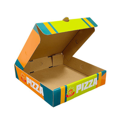 Z recyklingu Custom Logo Kraft Papier Walcowany Opakowanie Składane frytki Chipsy Pizza Pudełka Opakowanie Pudełki na wynos