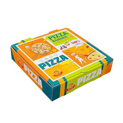 Z recyklingu Custom Logo Kraft Papier Walcowany Opakowanie Składane frytki Chipsy Pizza Pudełka Opakowanie Pudełki na wynos