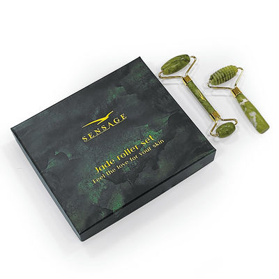 Zindywidualizowane logo Premium Green Cardboard Lid Top Cover And Bottom Luxury Cosmetic Packaging Gift Box