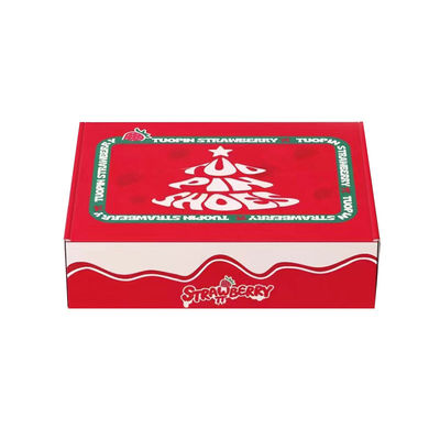 Logo niestandardowe Składany karton Walcowana skrzynka pocztowa Świąteczny prezent Kosmetyczny opakowanie Skrzynka przesyłowa Kolorowe dekoracje w rzeźbie