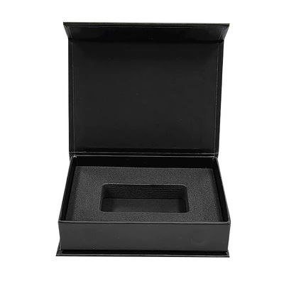 Logo niestandardowe Luxury Black Cardboard Smart Watch Magnetic Gift Packaging Box Jednorazowy zegarek z pianą