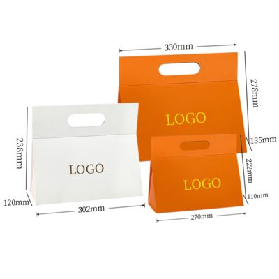 Spersonalizowane, unikalne, specjalnie ukształtowane, składane pudełko na prezent z własnym logo, przenośne z uchwytem