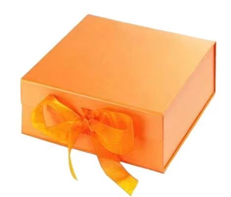 Logo na zamówienie Rozmiar Luksusowy Magnetyczny Flip Wig Kosmetyczny Pudełko opakowaniowe Pudełko podarunkowe z wstążką Magnetyczne zamknięcie