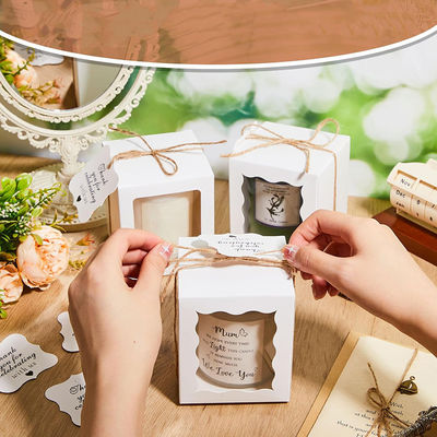 Niestandardowe Eleganckie Luksusowe Pudełko Prezentowe na Świece, Drukowane Pudełko Opakowaniowe na Świece dla Wysokiej Klasy Świec