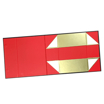 Premium Custom Logo Luksusowy Duży Matte sztywny Papier Karton Czarny Składany Pustka Magnetyczna ISO9001