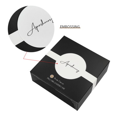 Eco Friendly Custom logo Recykling box Packaging for Makeup Lip Gloss Nagiel Polish Oil