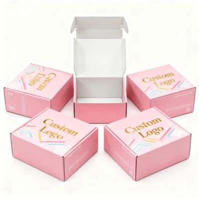 Luksusowe, niestandardowe pudełka z tektury falistej, kartonowe pudełka prezentowe, wysyłkowe, pocztowe, do pakowania odzieży