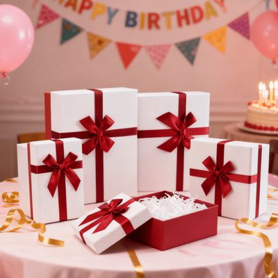 Fabrycznie personalizowane luksusowe pudełko prezentowe z twardego kartonu z pokrywą, powlekanego papieru, z matową laminacją, wytłaczaniem i tłoczeniem dla opakowań prezentowych