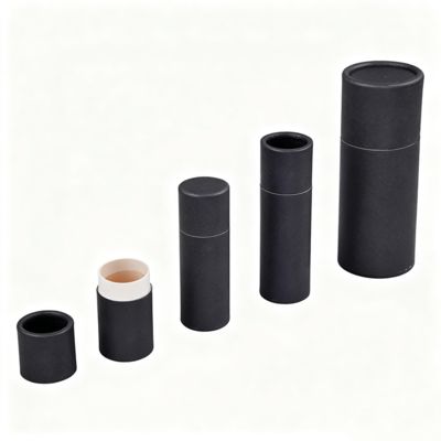 Niestandardowa papierowa tuba cylindryczna do pakowania szczoteczek do zębów, olejków eterycznych, świec, kawy, herbaty, z papieru rzemieślniczego i materiałów kartonowych