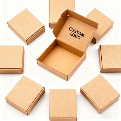 Wysyłkowe Pudełka Lotnicze Recyklingowe Odporne Wytrzymałe Tektura Falista Tłoczenie Do Pakowania Małych Firm