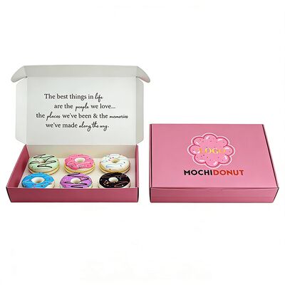 Przystosowane do środowiska białe pudełka z papieru Kraft z falistego kartonu Flip Top