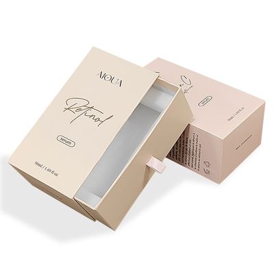 Cienie do oczu 50 ml 1,69 oz Personalizuj włosy Broda Perfumy oleje eteryczne Fiolki Pudełka opakowania Szklany butelka kropliczka sztywna pudełka
