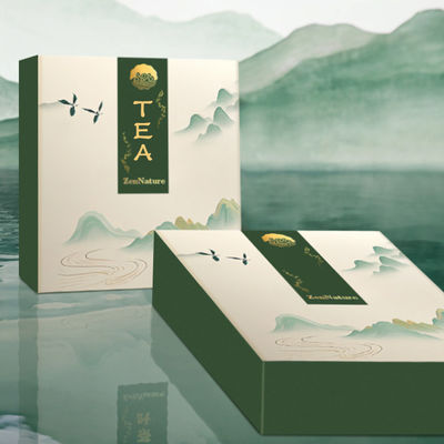 Zindywidualizowane logo składane kartki papierowej torebka herbatowa pudełko podarunkowe do luksusowego zapachowego herbaty i kawy opakowania