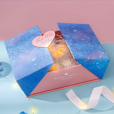 Zamówione podwójne drzwi otwarte pierścień perfumy zegarek opakowanie pudełko prezentów z własnym logo