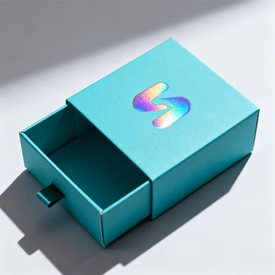 Sprzedaż hurtowa Luxury Square Pattern Drawer Slide Biały Karton Opakowanie podarunkowe Pudełko biżuteryjne