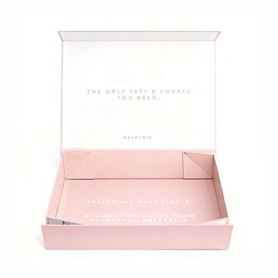 Wysokiej klasy luksusowy pakiet odzieży, dostosowane do potrzeb, przyjazne dla środowiska, składane papierowe pudełka magnetyczne