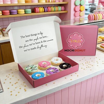 Przystosowane do środowiska białe pudełka z papieru Kraft z falistego kartonu Flip Top