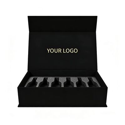 Niestandardowe Eleganckie Pudełka Papierowe Pudełka Magnetyczna Pudełka Prezentowa Z Uchwytem Do Butli Winowej Zestaw Perfum Karty VIP